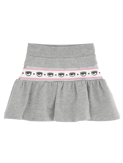 Maxilogomania sweatshirt skirt