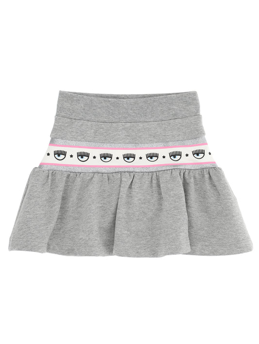 Maxilogomania sweatshirt skirt