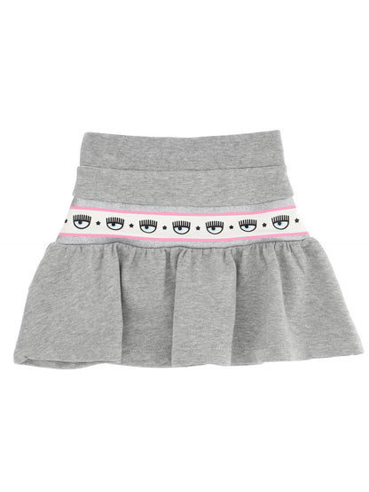 Maxilogomania sweatshirt skirt