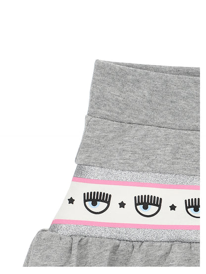 Maxilogomania sweatshirt skirt