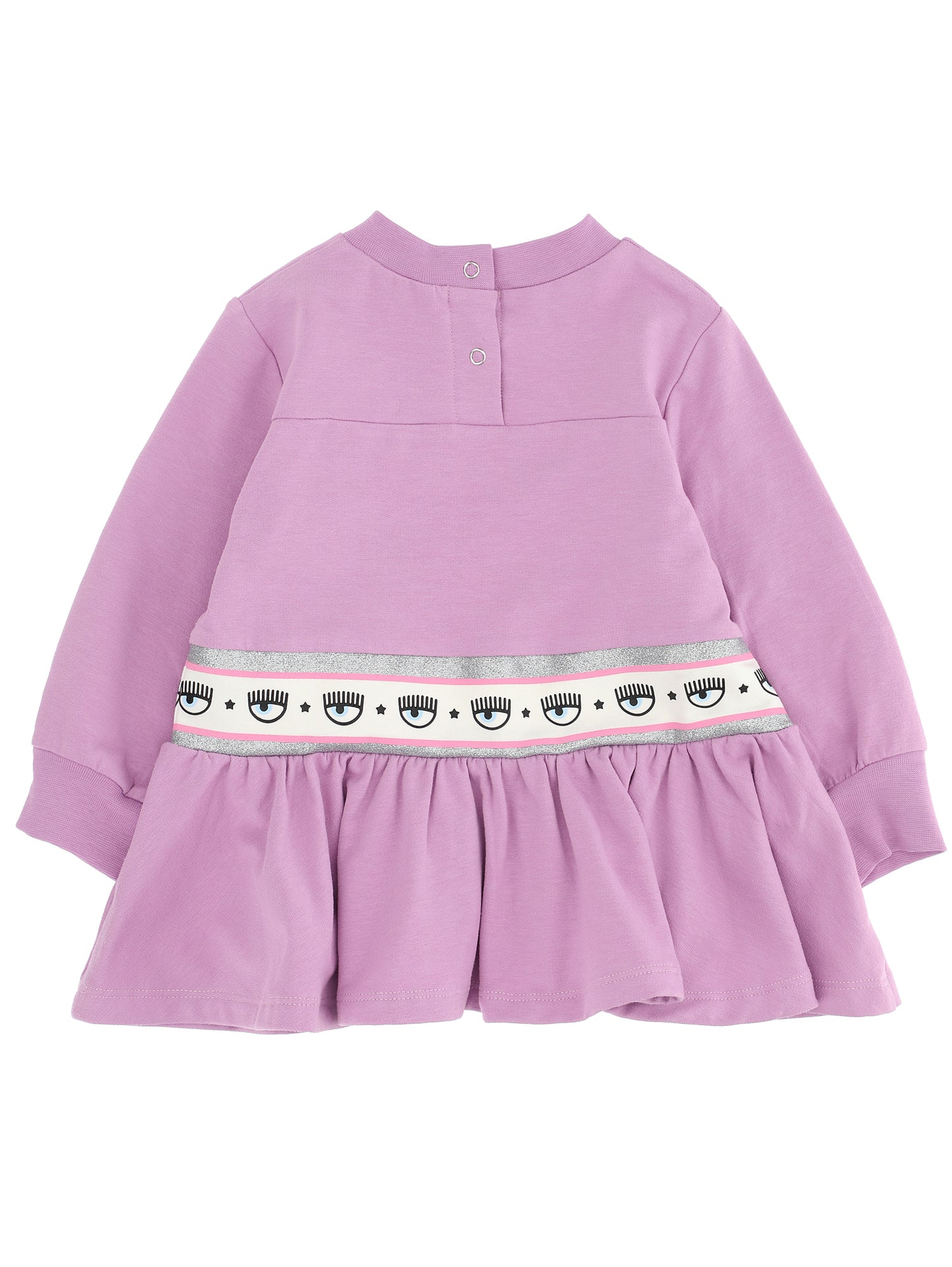 Maxilogomania sweatshirt dress