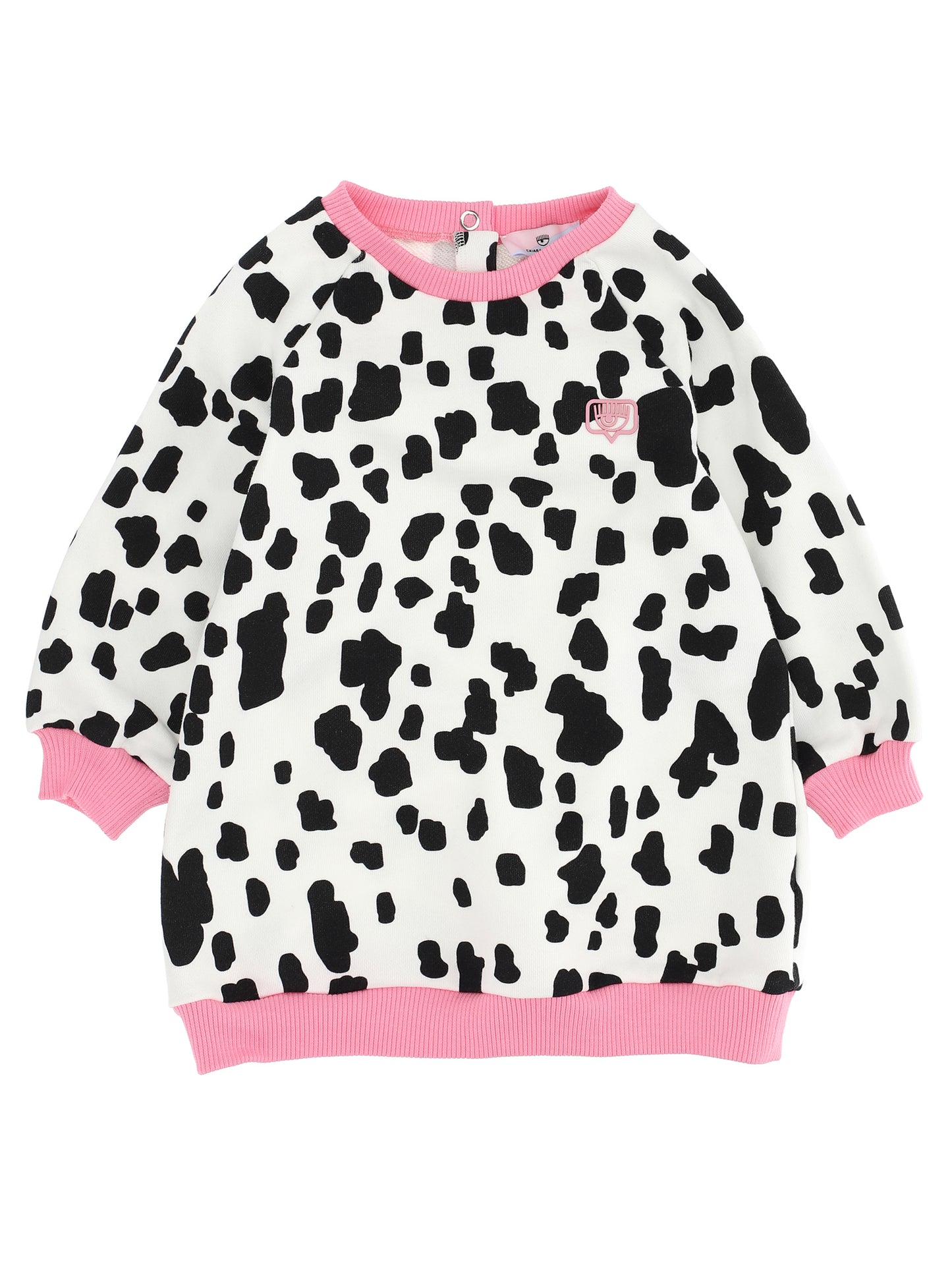 CF Dalmatian Eyelike Sweatshirt Dress