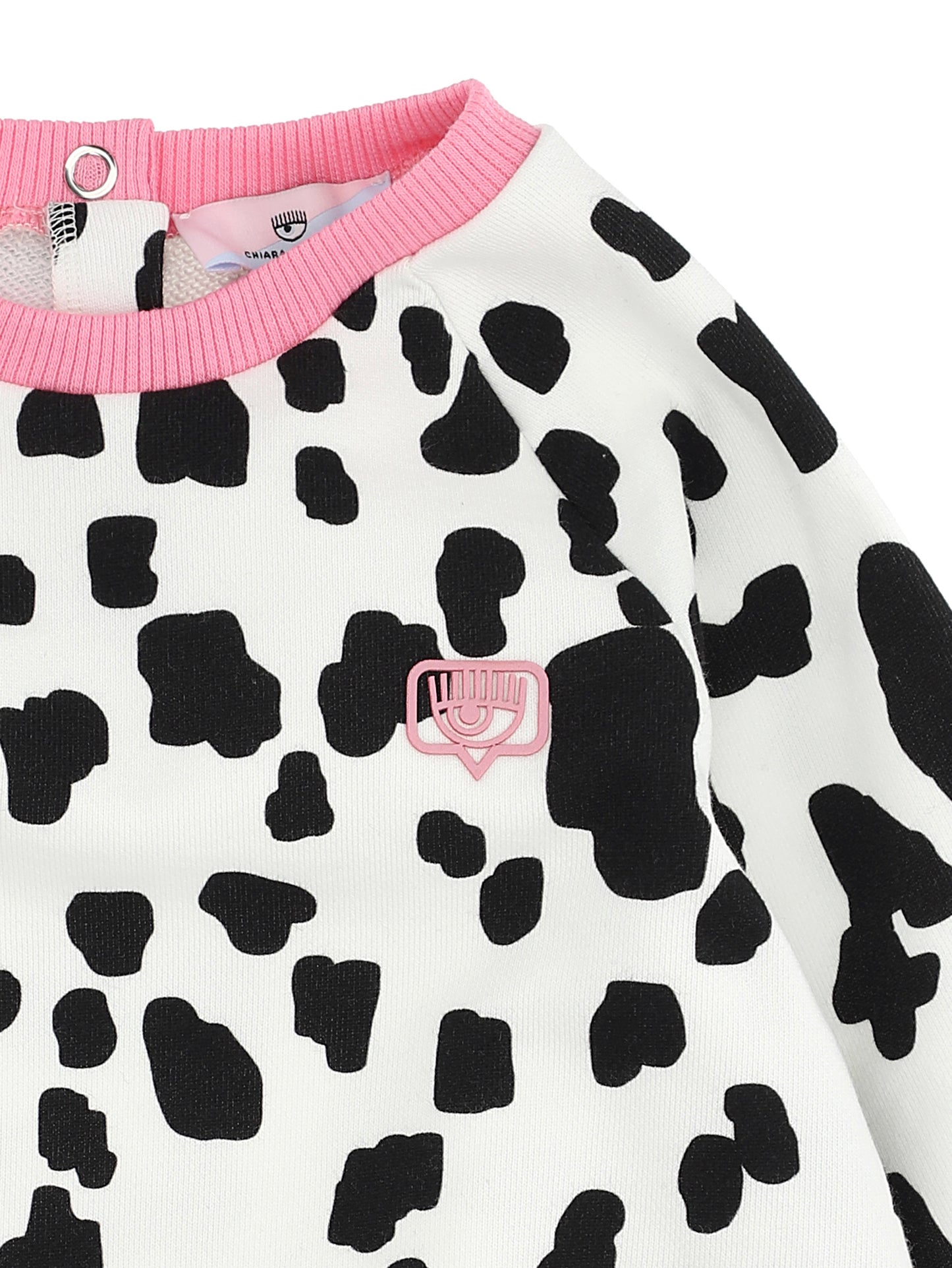 CF Dalmatian Eyelike Sweatshirt Dress