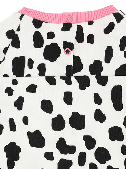 CF Dalmatian Eyelike Sweatshirt Dress