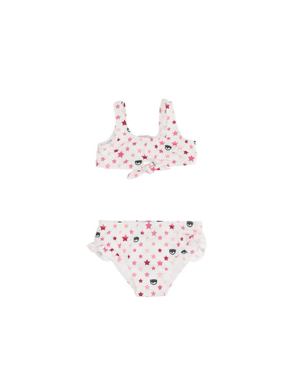 Two-piece allover rainbow