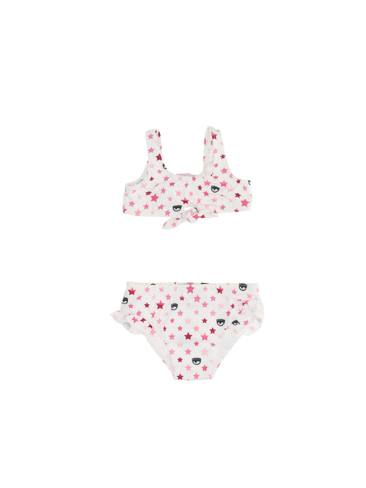 Two-piece allover rainbow