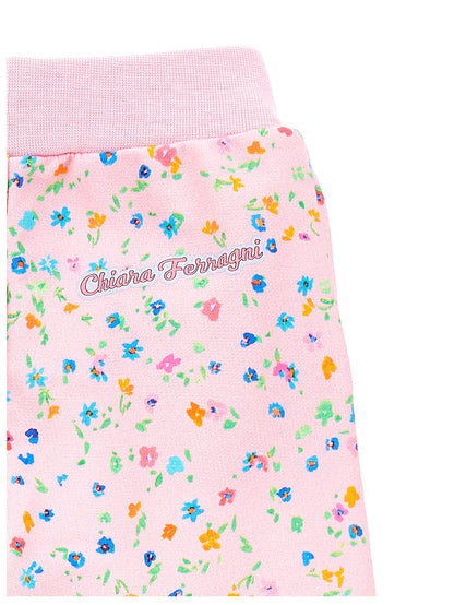 CF Flower Print Jogger Sweatshirt