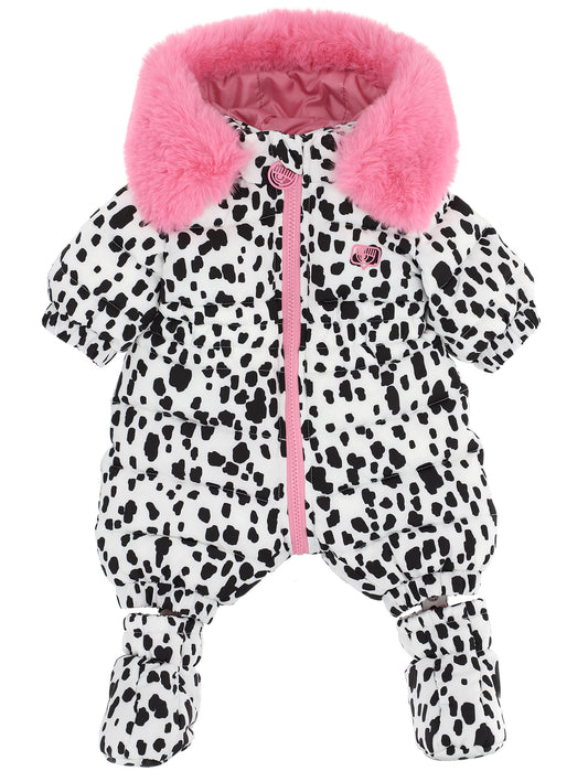 Padded suit in technical fabric CF Dalmata