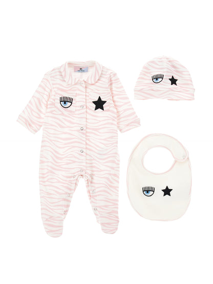 CF Zebra three-piece set