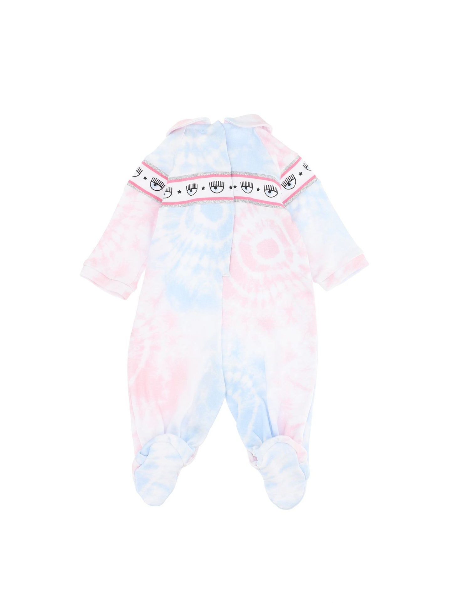 Maxilogomania tie-dye onesie