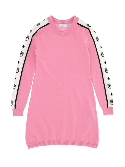 Logomania knit dress