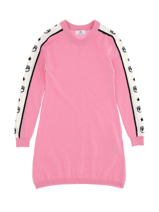 Logomania knit dress