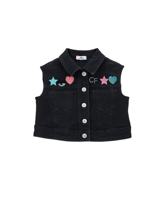 CF denim vest
