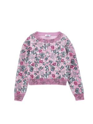 CF Diamonds wool blend sweater