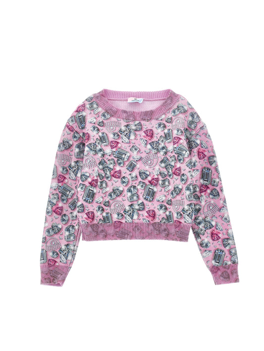 CF Diamonds wool blend sweater