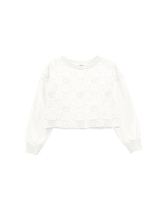 CF Iconic Logo Embroidered Sweatshirt