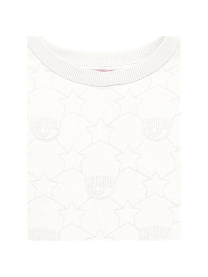CF Iconic Logo Embroidered Sweatshirt