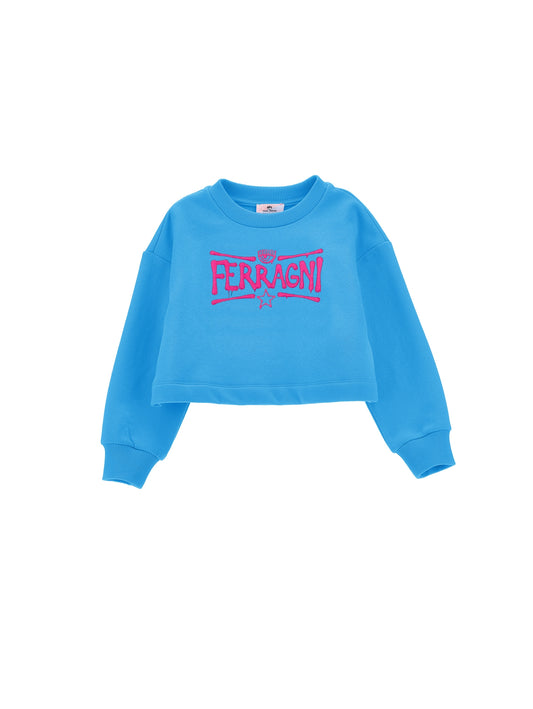 CF Graffiti Cropped Sweatshirt