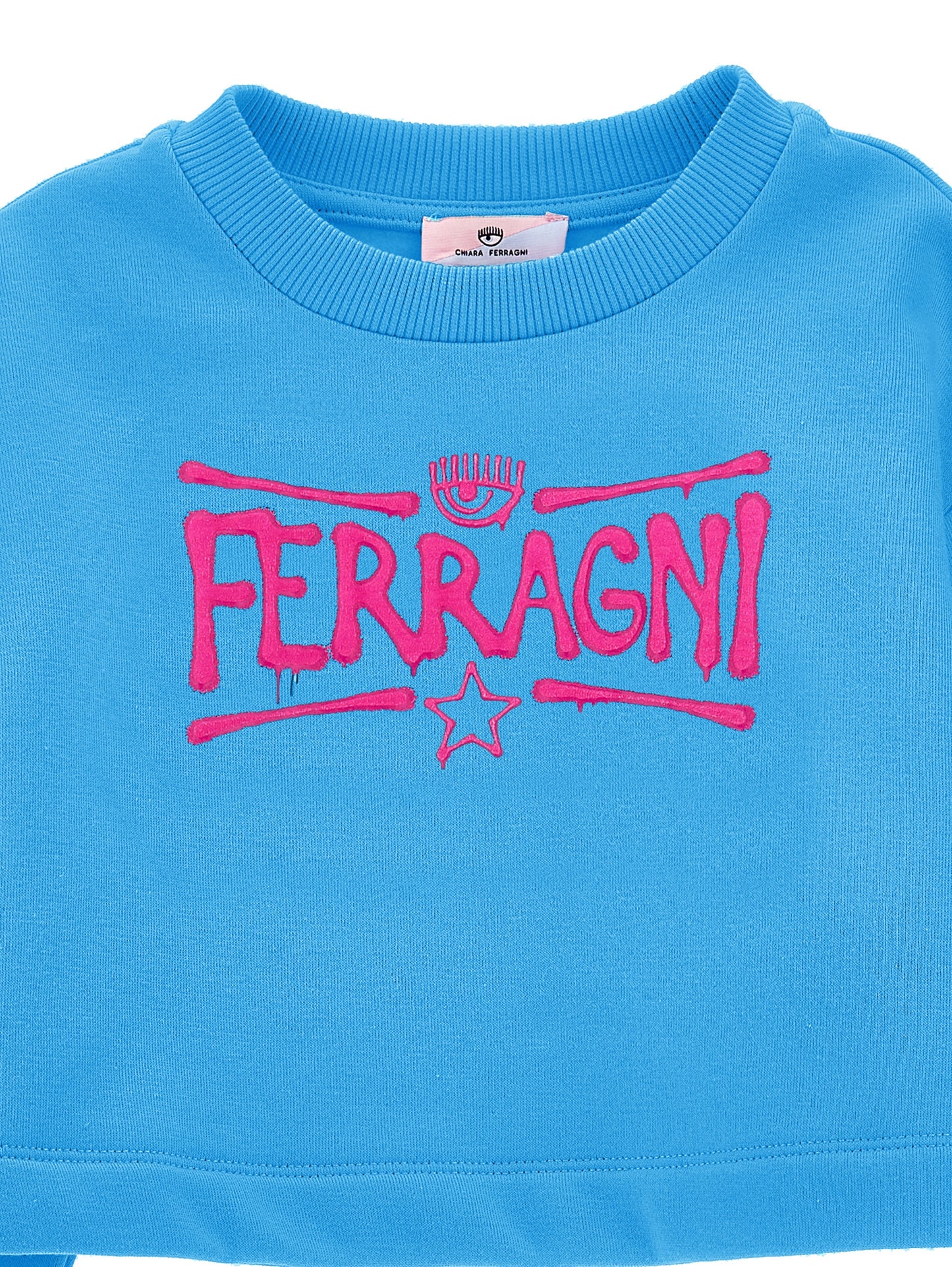 CF Graffiti Cropped Sweatshirt