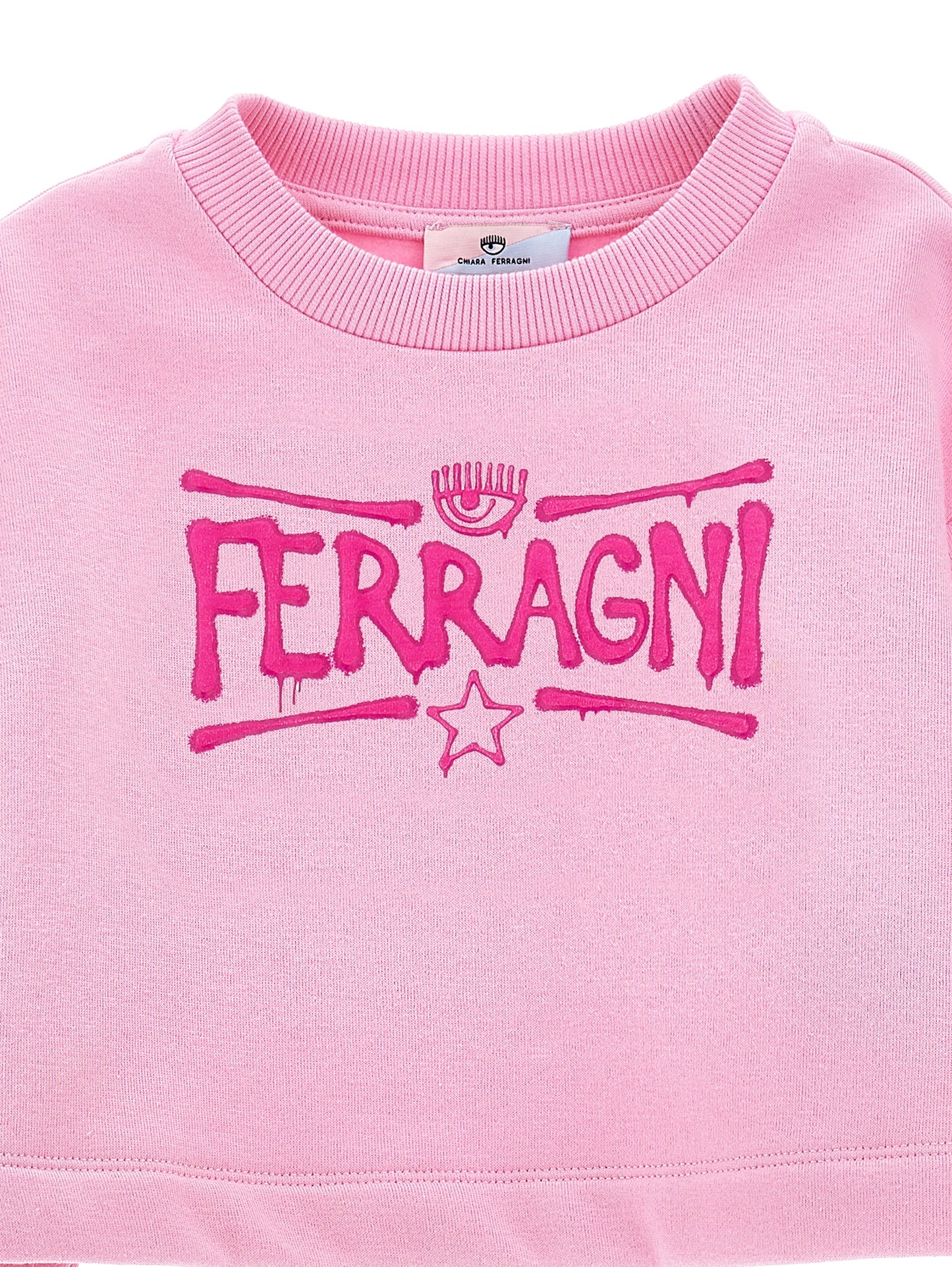 CF Graffiti Cropped Sweatshirt
