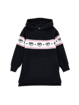 Maxilogomania hoodie dress