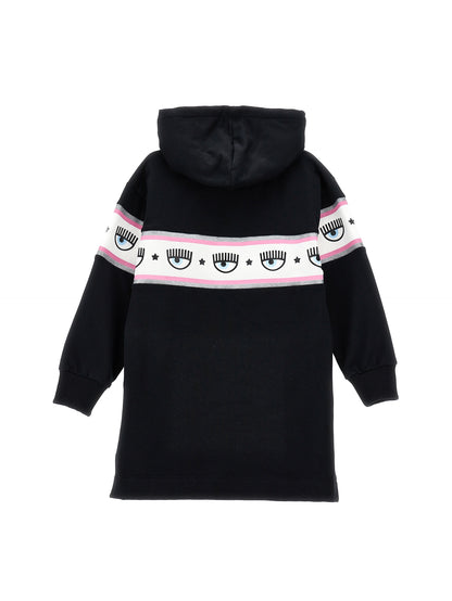 Maxilogomania hoodie dress