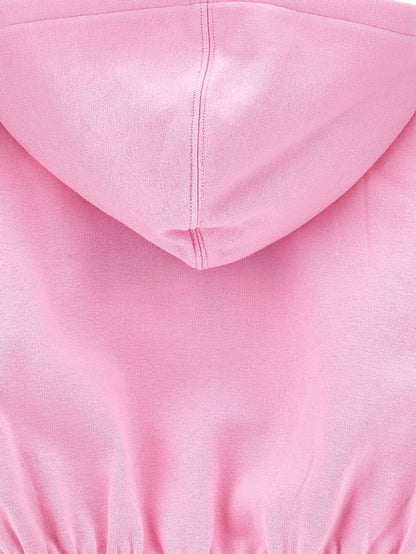 Ferragni Stretch Hoodie Dress