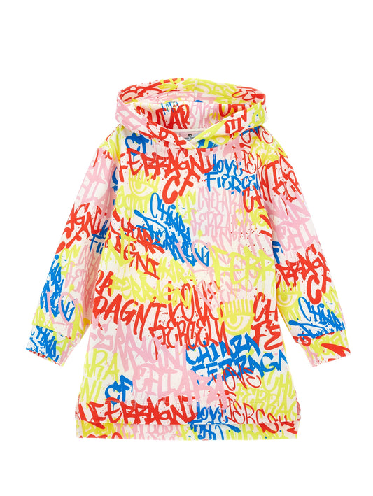CF Graffiti Hoodie Dress