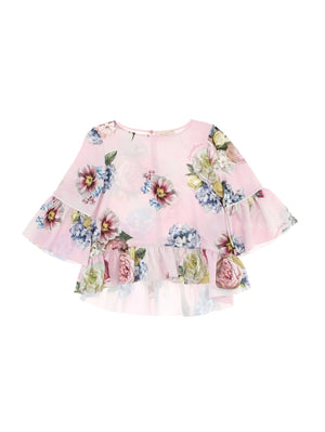 Floral cady blouse