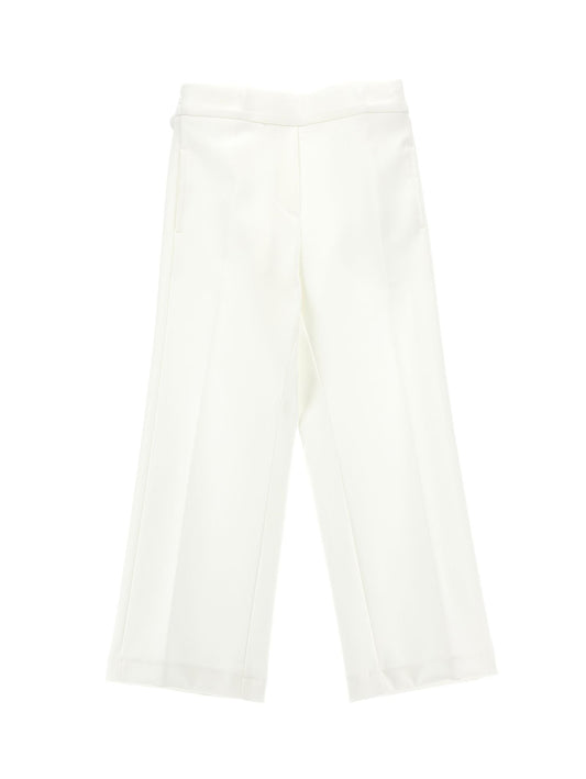 Pantaloni in crêpe con banda