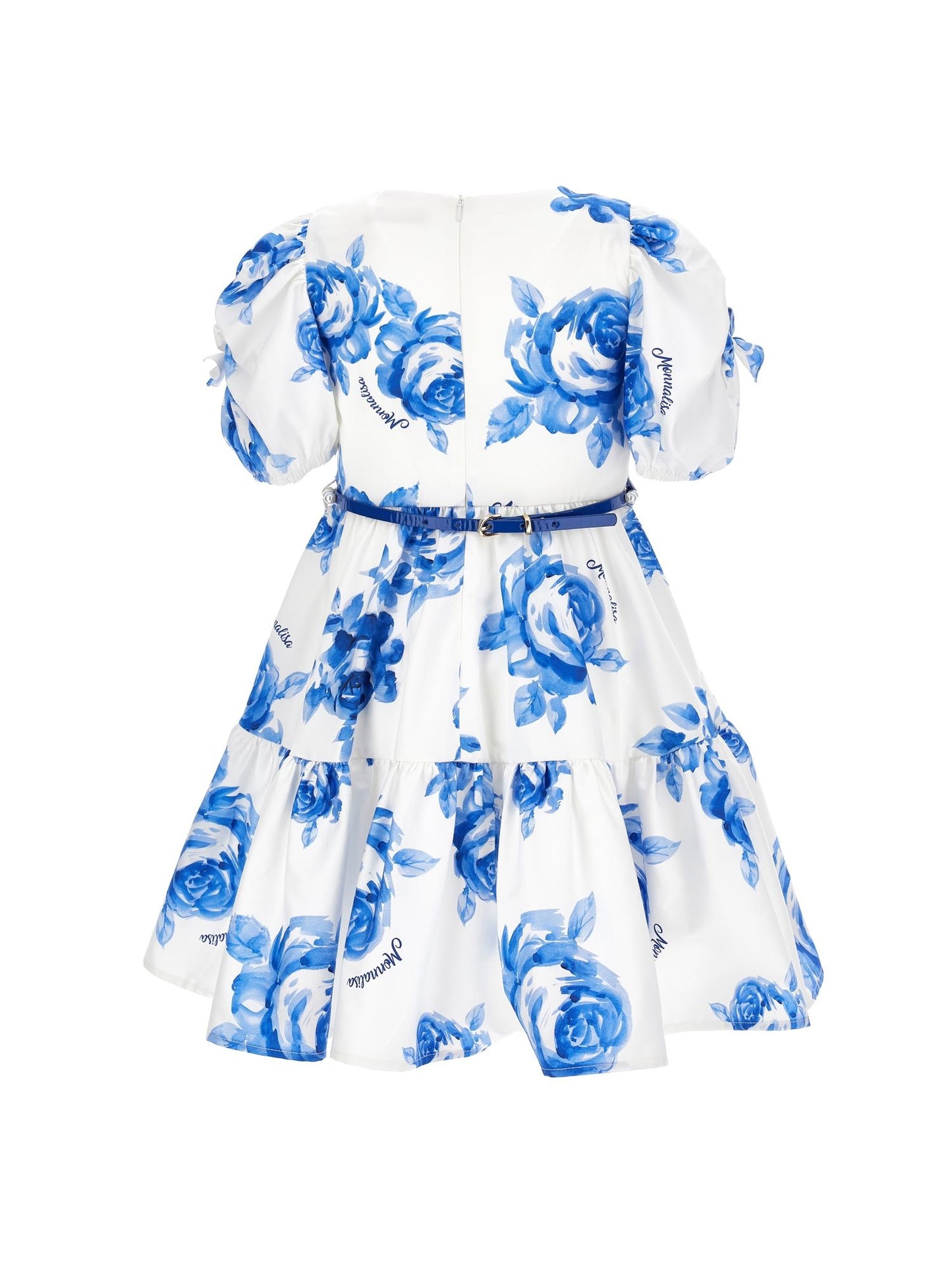 Rose print cotton dress