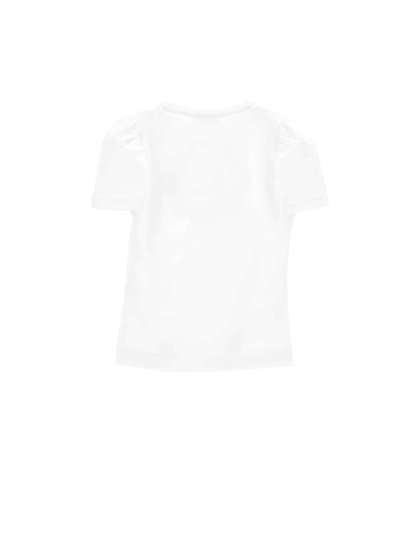 T-shirt con rosa glitter