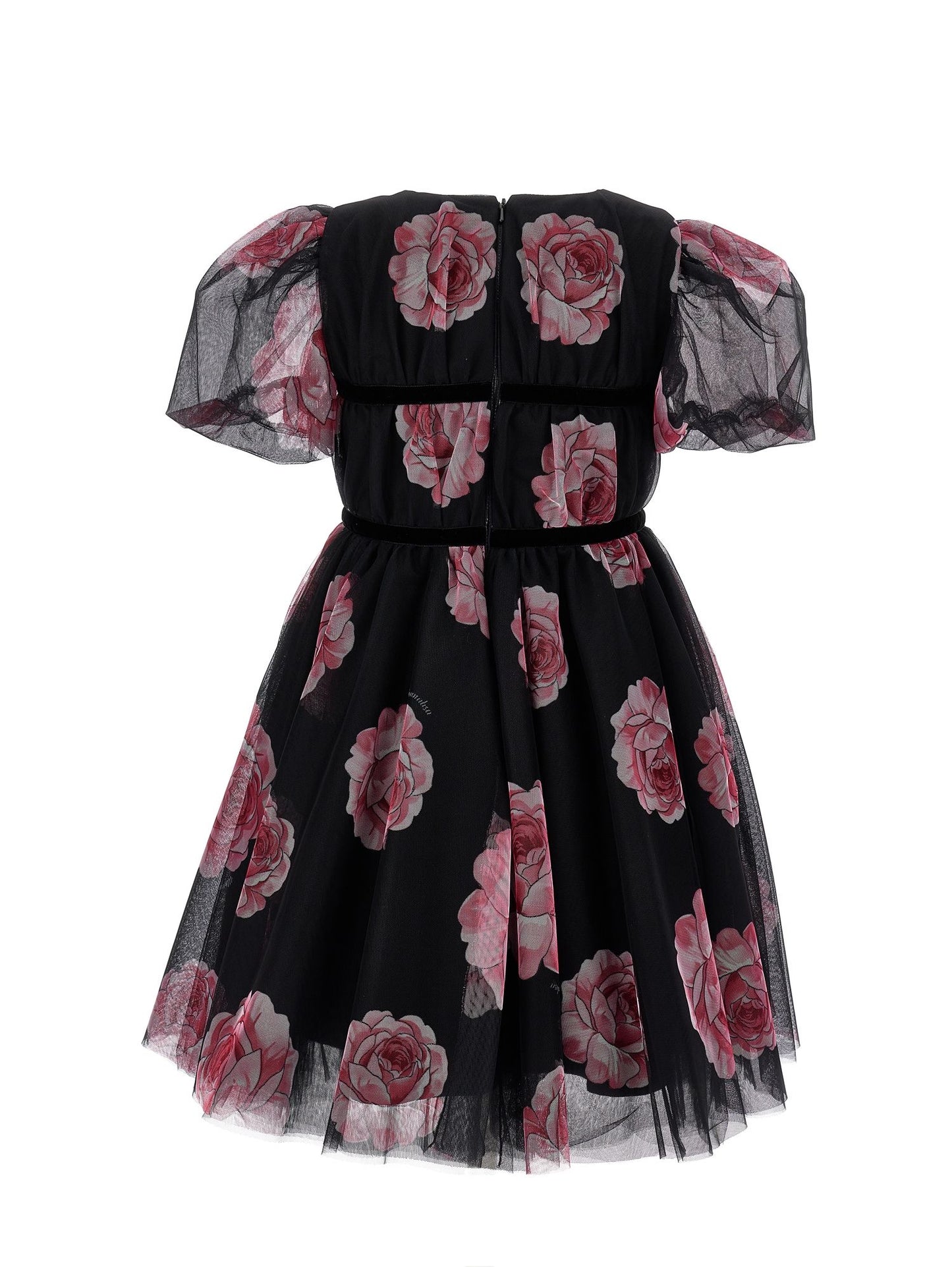 Tulle and rose dress