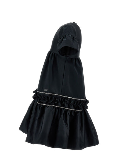 Duchess dress with rhinestones