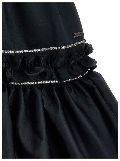 Duchess dress with rhinestones