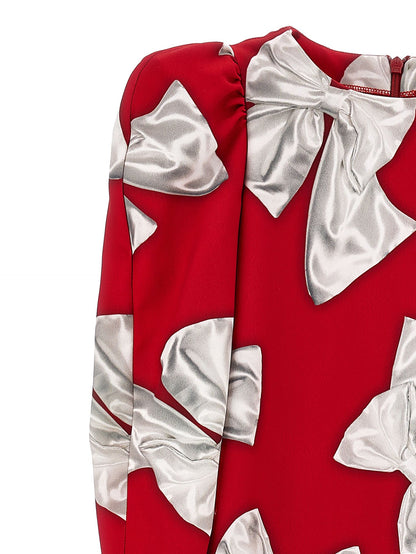 Cady dress with maxi bows
