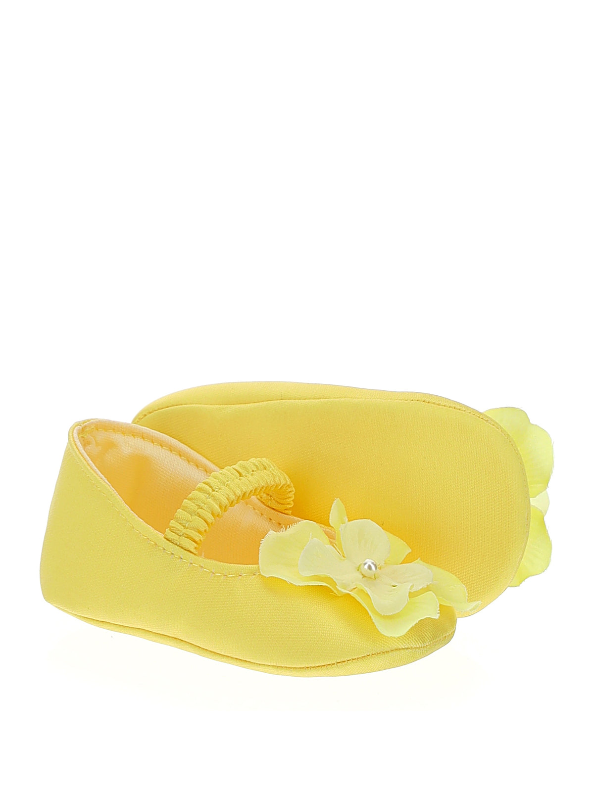 Baby girl shoes in mikado