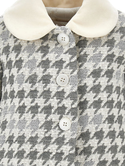 Houndstooth coat