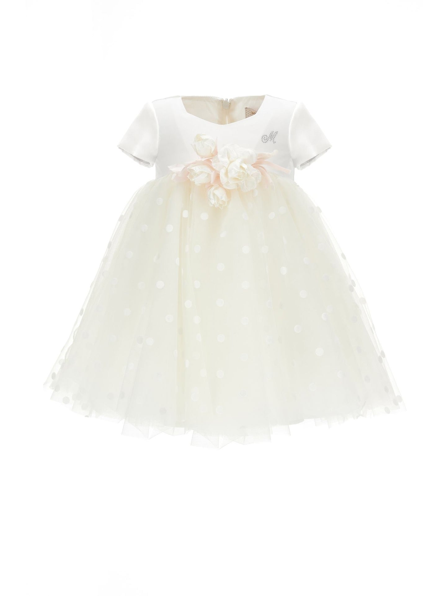 High-waisted tulle dress