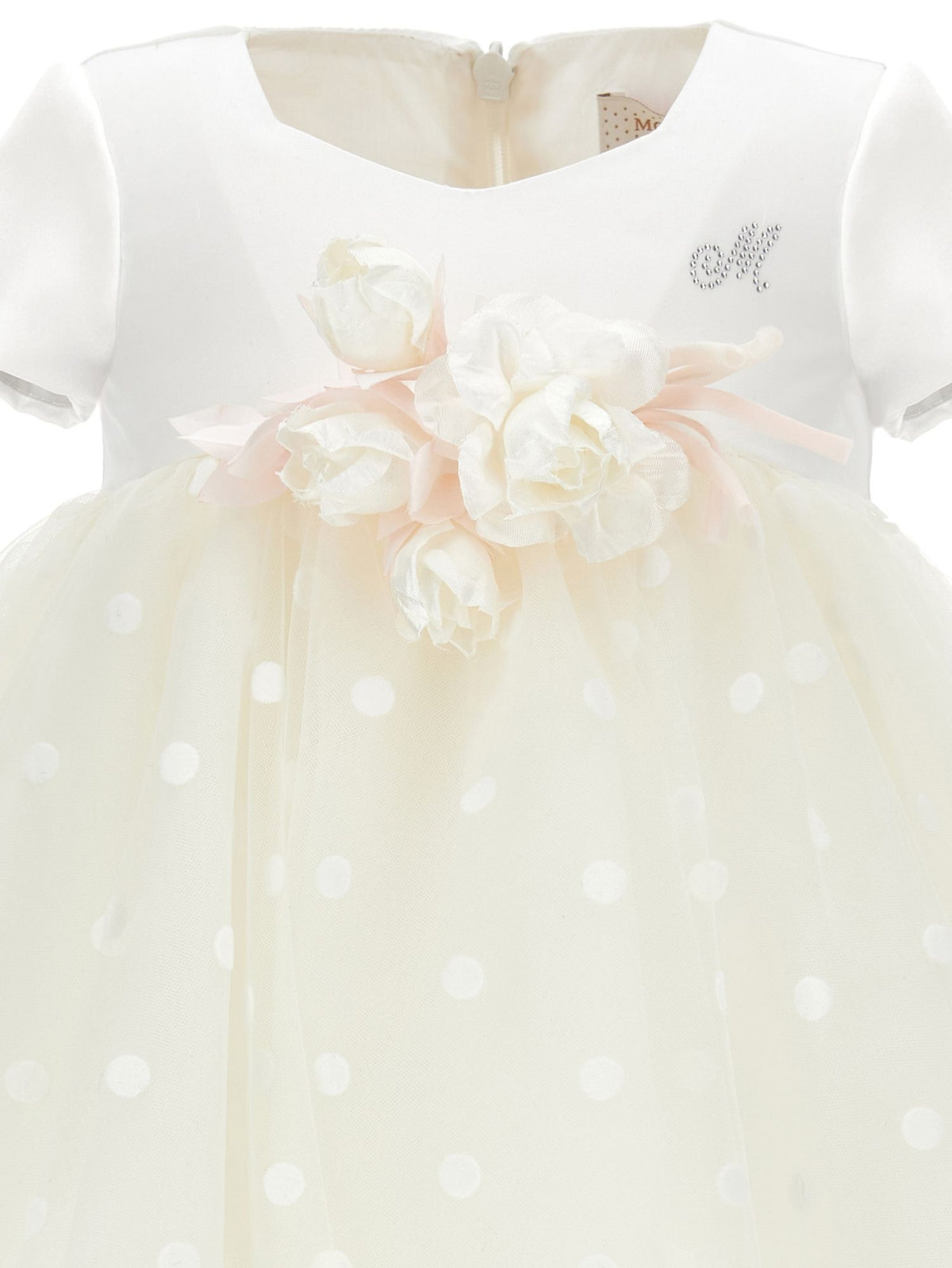 High-waisted tulle dress