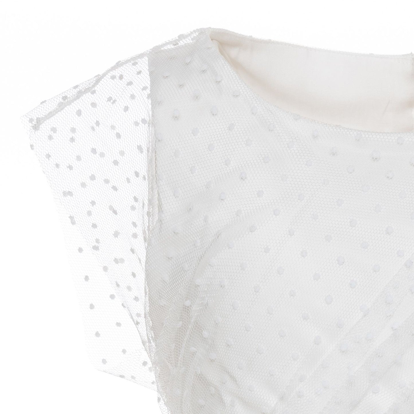 Polka dot tulle dress