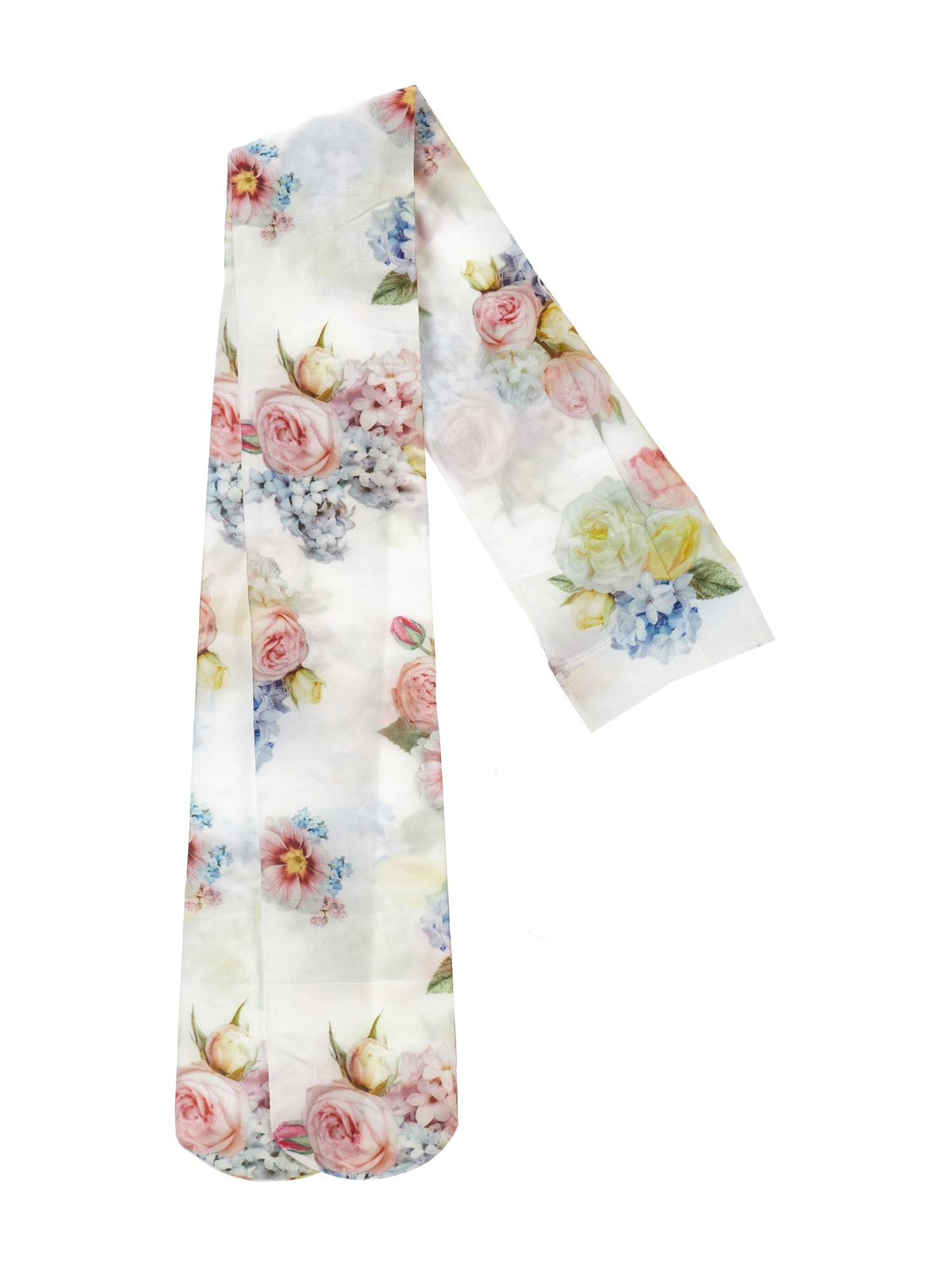 Flower print tights