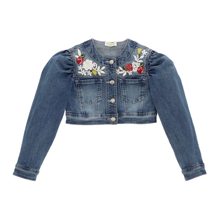 Embroidered denim jacket