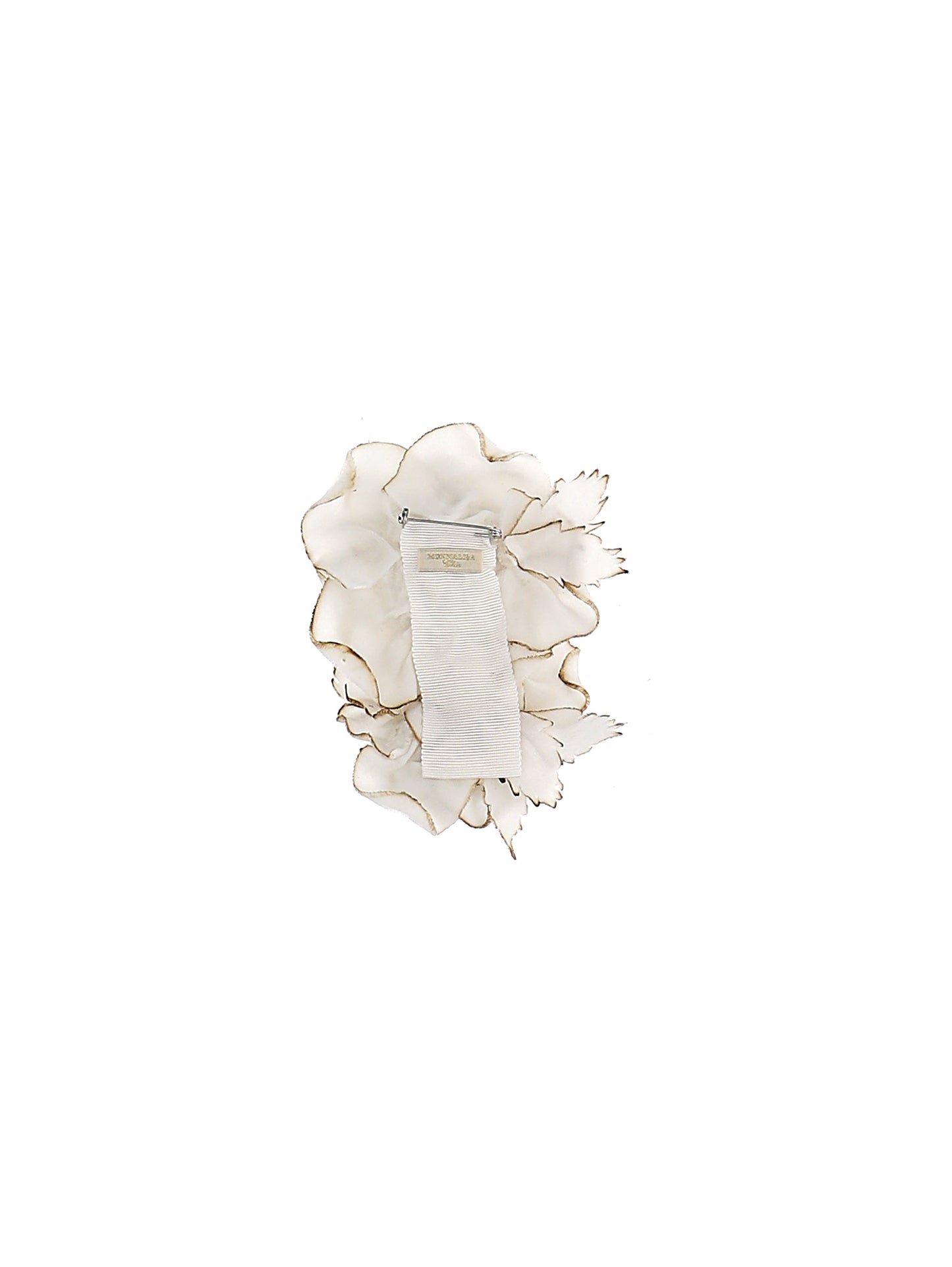 Velvet floral brooch
