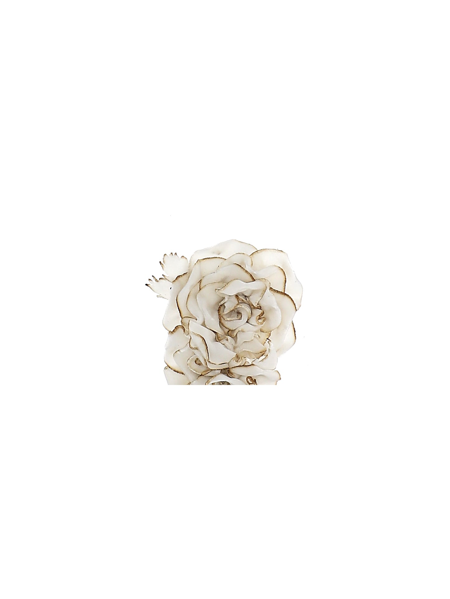 Velvet floral brooch
