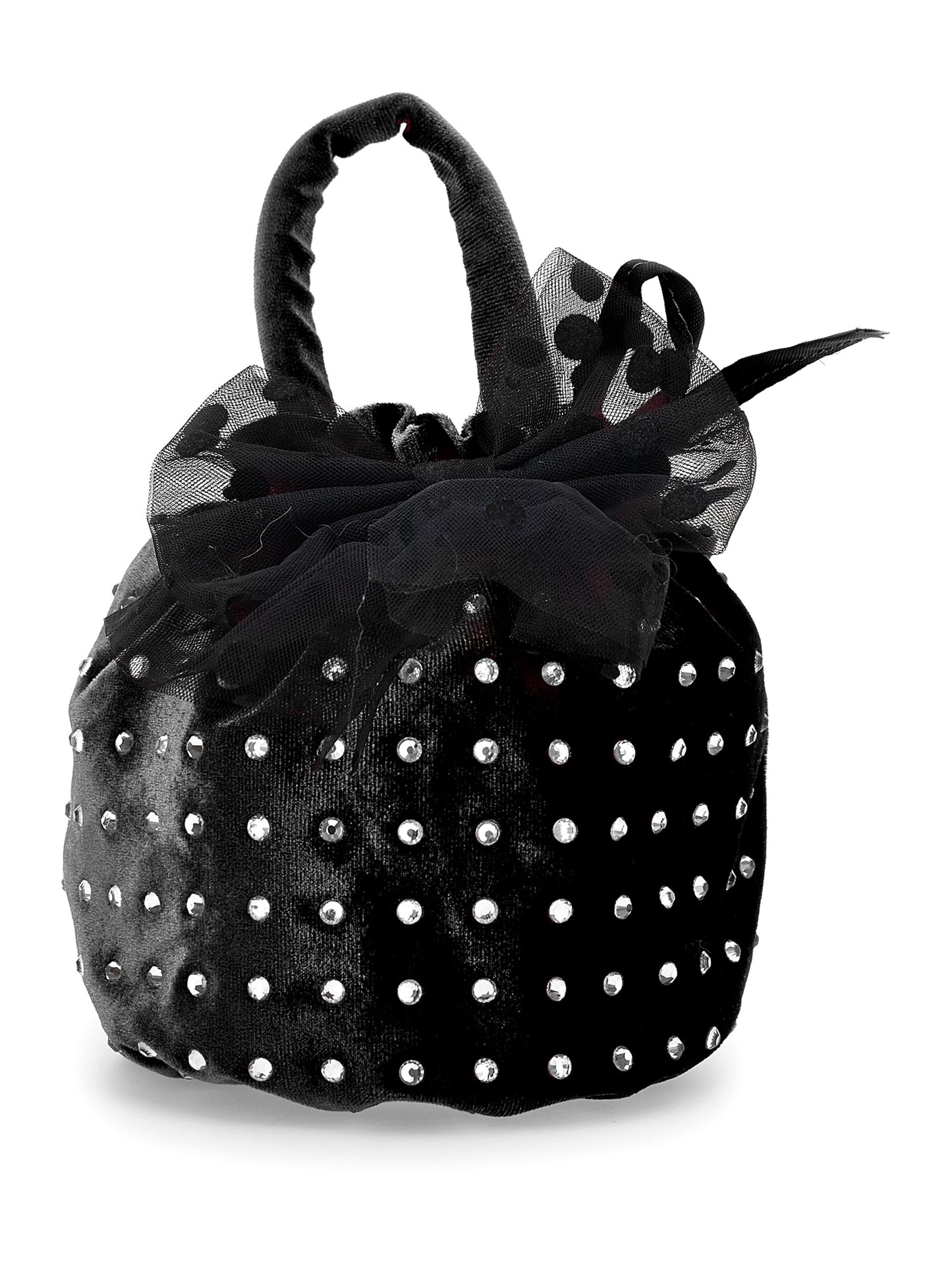 Velvet handbag
