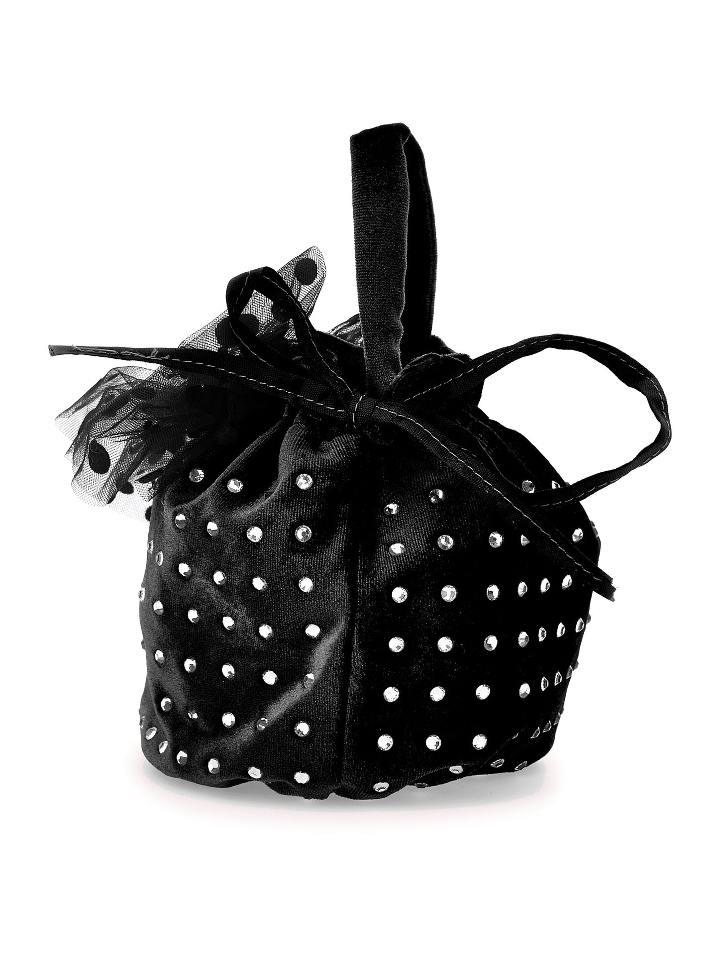 Velvet handbag
