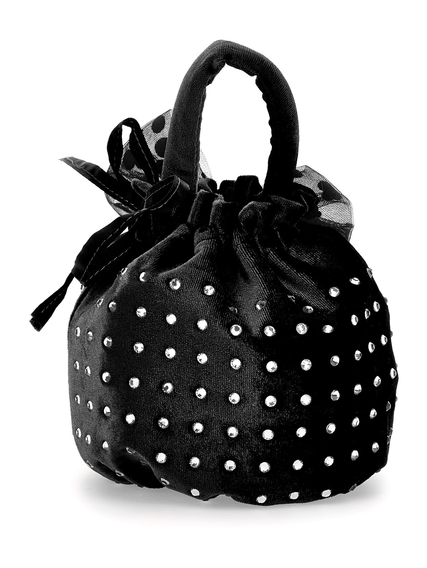 Velvet handbag