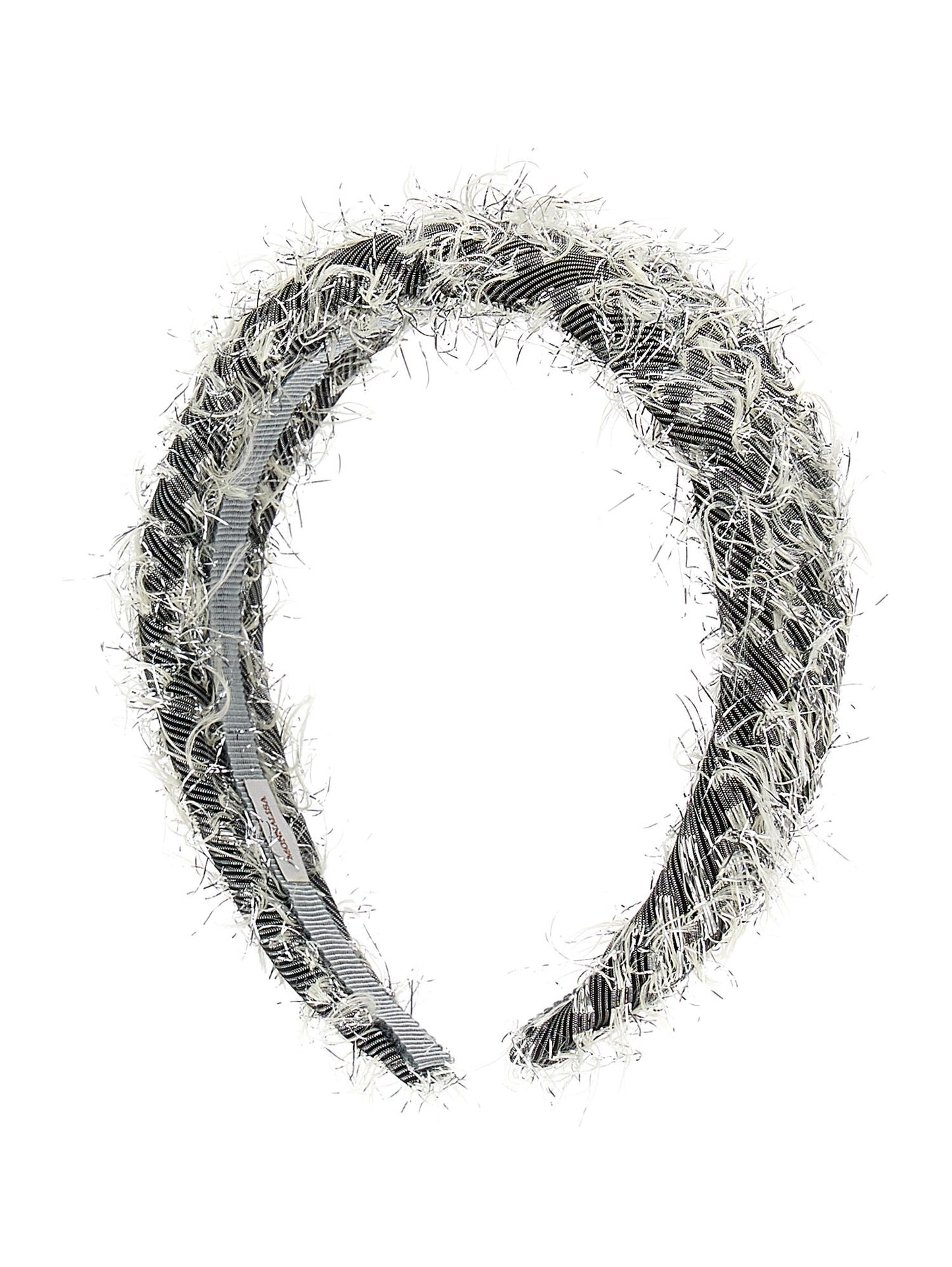 Lurex fringe headband