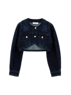 Short denim jacket